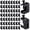 Black-50, variant on Spring Steel Beam Clamps Black 100 Count Woodworking Industrial Use