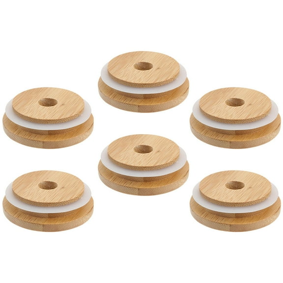 PBPBOX Pbpbox Multi-Use Lids with Straw Hole for Yogurt and Pudding Jars