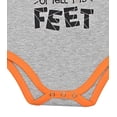 thumbnail image 3 of Unisex Halloween Trick or Treat Smell my Feet Onesie (3M, Gray), 3 of 4
