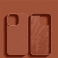 thumbnail image 1 of Luxury Liquid Silicone Cases For iPhone 16 Pro Max Bumper Shockproof Case For Apple iPhone 16 Plus Soft Cover Phone Accessories Brown For iPhone 16 Pro, 1 of 6