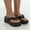 Black, variant on Kelly And Katie Sandals Women Outdoor Flat Anti-Slip Slippers Casual Beach Slippers Large Size Shoes Strappy Heel Sandals on Clearance