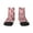 1 Black, variant on Japanese Cherry Blossoms Pattern Quarter Crew Socks,Toe Seamed Ankle Socks,Cotton Cushioned Breathable Athletic Crew Sports Socks