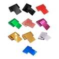 thumbnail image 3 of tredstone 100pieces Durable And Stylish Metal Sublimation Ribbon Business Cards Smooth Finish Various Colors Red, 3 of 6