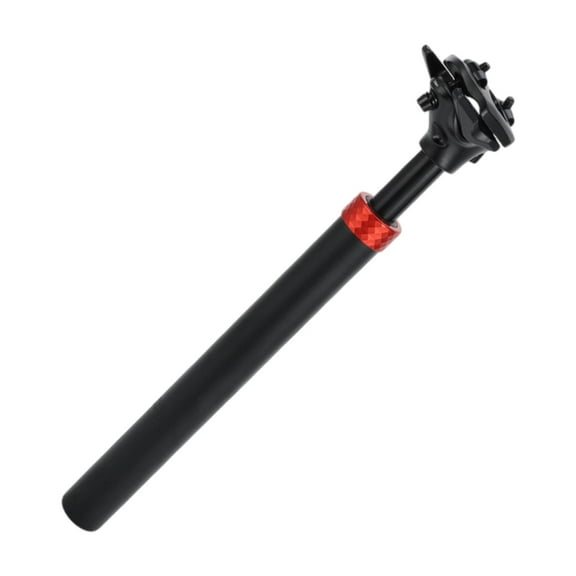 Unique Bargains Bike Seat Posts 30.9x350mm Suspension Shock Absorber Black Red Aluminum Alloy