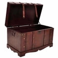 thumbnail image 4 of vidaXL Wooden Treasure Chest Large Mocha Brown, 4 of 7