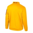 thumbnail image 3 of Men's Colosseum Gold Iowa State Cyclones Mainframe Quarter-Zip Fleece Jacket, 3 of 3