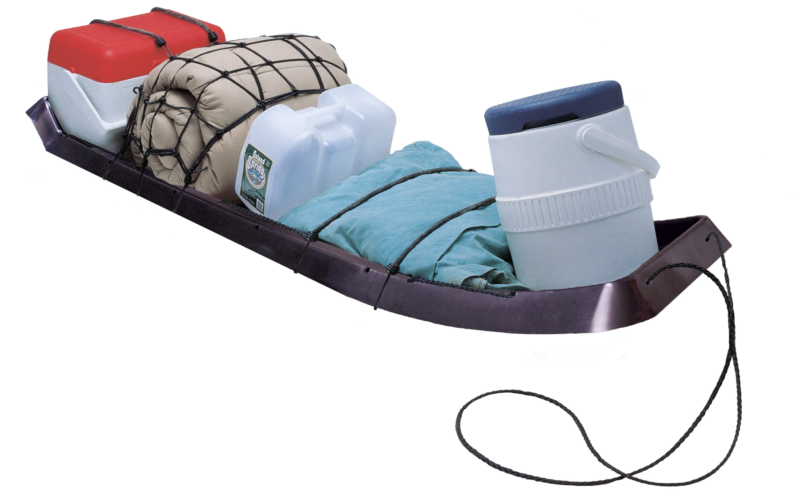 Emsco Group ESP 66 in. Neon Lime Toboggan Sled for Four Riders