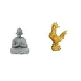 thumbnail image 1 of Estatua De Buda Mono, Figura De Colección, Escultura En Miniatura Para Hotel, Patio, Patio Trasero, Pollo, Decoración Feng Shui, Decoraciones Para El Hogar, Estatua De Gallo, Escultura De, 1 of 8