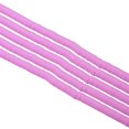 thumbnail image 1 of Unique Bargains 6mm Polymer Clay Beads Spacer, 1750Pcs 5 Strands Round Flat Handmade Bead Spacer, Violet, 1 of 5