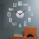 thumbnail image 4 of Reloj de pared DIY, reloj de pared con espejo 3D sin marco, pegatinas de pared silenciosas creativas, 4 of 6