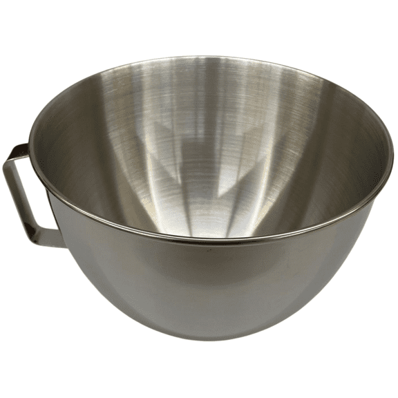 W10802058, 4.5 QT SS Bowl fits Whirlpool KitchenAid Stand Mixer