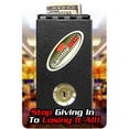 thumbnail image 2 of Gamblebox Gambling Personal Pocket Cash Drop Lock Box Safe Wallet With Red Velvet Carrying Bag, 2 of 5
