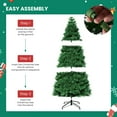 thumbnail image 6 of MCQ 7.5ft Pre-Lit Spruce Artificial Christmas Tree for Home, Office, and Party Decor, 6 of 7