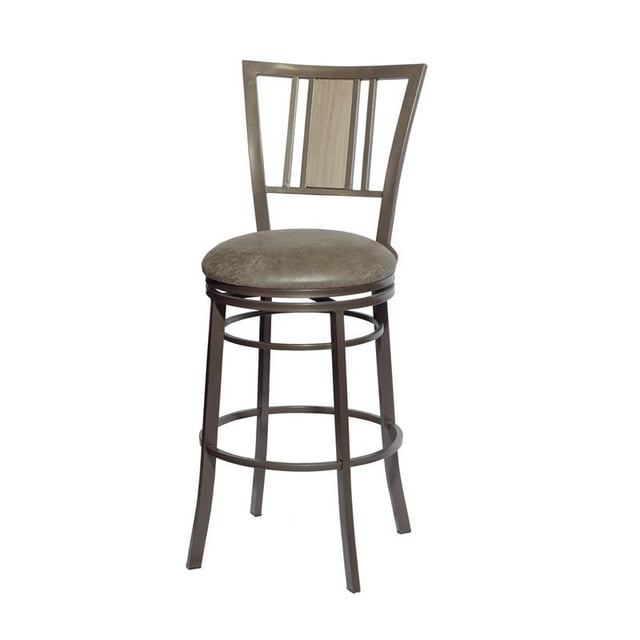 Steve Silver Vesna Metal Swivel Bar Chair