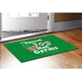 thumbnail image 2 of ThisWear New Home Decor 2020 Social Distance Spread Joy Not Germs Doormat Green, 2 of 3