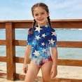 thumbnail image 2 of 4th of July Swimsuit Girls 250 Anniversary USA Flag Printed Independence Day Toddler Kids Toddler Swimwear One Pieces Bathing Suits, 2 of 4