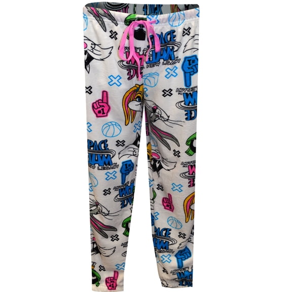 Centric Brands Womens Looney Tunes Space Jam Minky Soft Jogger Loungepant (Medium)
