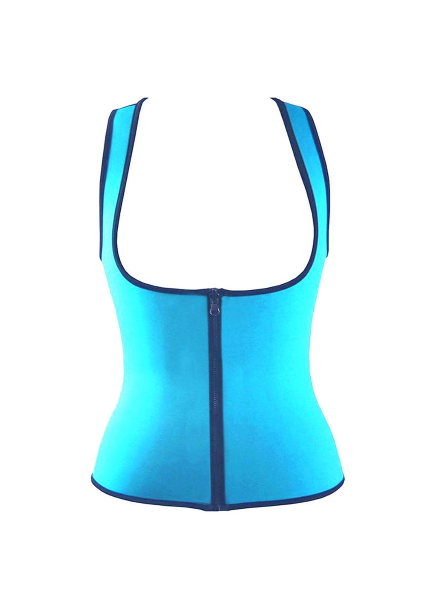 Women's Hot Sweat Slimming Neoprene Shirt Vest Body Shapers for Weight Loss With Zipper by SANUCL