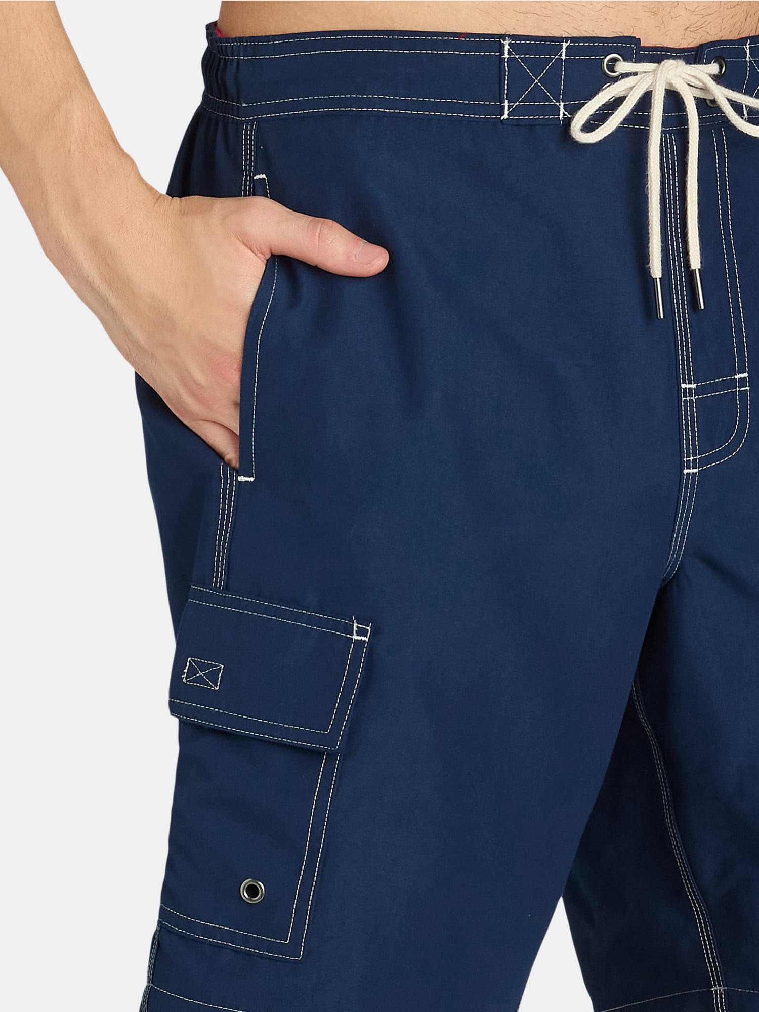George Men's & Big Men's Cargo E-Board Shorts, 9" Inseam, Size S-3XL