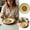 C, variant on 1PC All-in-one Premium Ceramic Garlic Grater Plate - Cross Glazed Design and Style - For Garlic, Ginger, Chocolate, and more -4.6in(B)