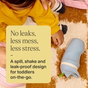 Tommee Tippee Insulated Multi-Lid Toddler Sporty Cup, 12m+, 9oz, Non-Spill, Blue, 1 Pack