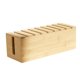 thumbnail image 2 of Caja organizadora de cables de madera, a prueba de polvo, con tapa, compacta, para ocultar cables, ideal para manualidades y el hogar., 2 of 9