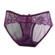 thumbnail image 1 of Braguitas triangulares de algodón con encaje transparente y sin costuras, de cintura baja, para mujer, muy sexys, con malla ultrafina, tallas M/L, 1 of 3