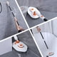 thumbnail image 4 of Cepillos con mango, 3 en 1 cepillo de limpieza para baño, 180° rotación de cepillos de ducha, cepillos para azulejos de baño/inodoro/tina, 4 of 8