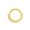 6# Gold, variant on Titanium Micro Cubic Zirconia Hinged Nose Hoop Ring Body Jewelry Unisex