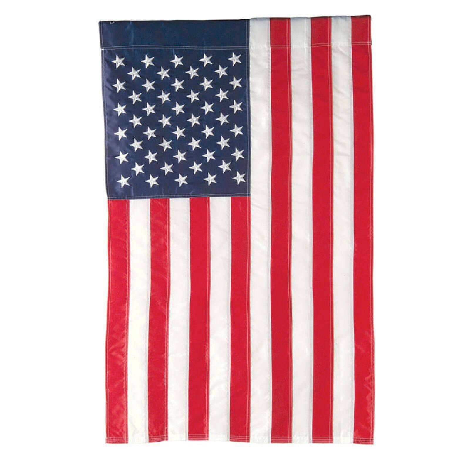 Details about   Independence Flag 5-ft W x 3-ft H American Embroidered Flag