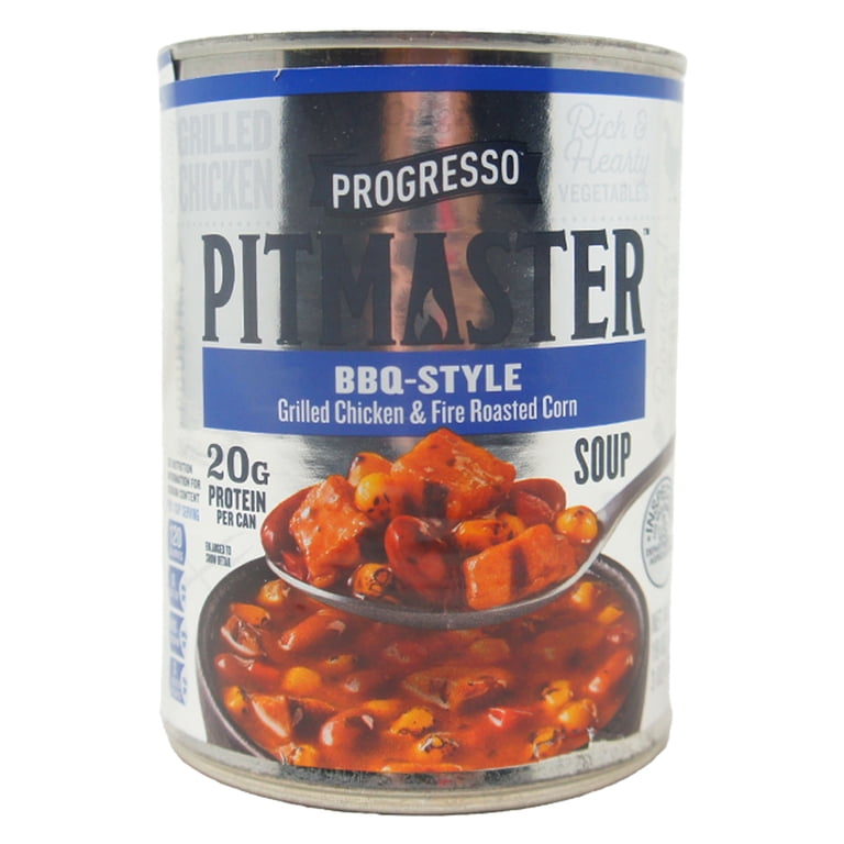 Progresso Pitmaster BBQ Style, Grilled Chicken and Fire Roasted