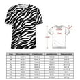 thumbnail image 2 of Animal Print Patterns Women's Short Sleeve T-Shirt Crew Neck Casual Summer Trendy Loose Fit Tops, 2 of 6