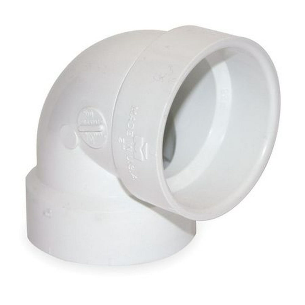 2" Hub PVC DWV 90 Degree Vent Elbow