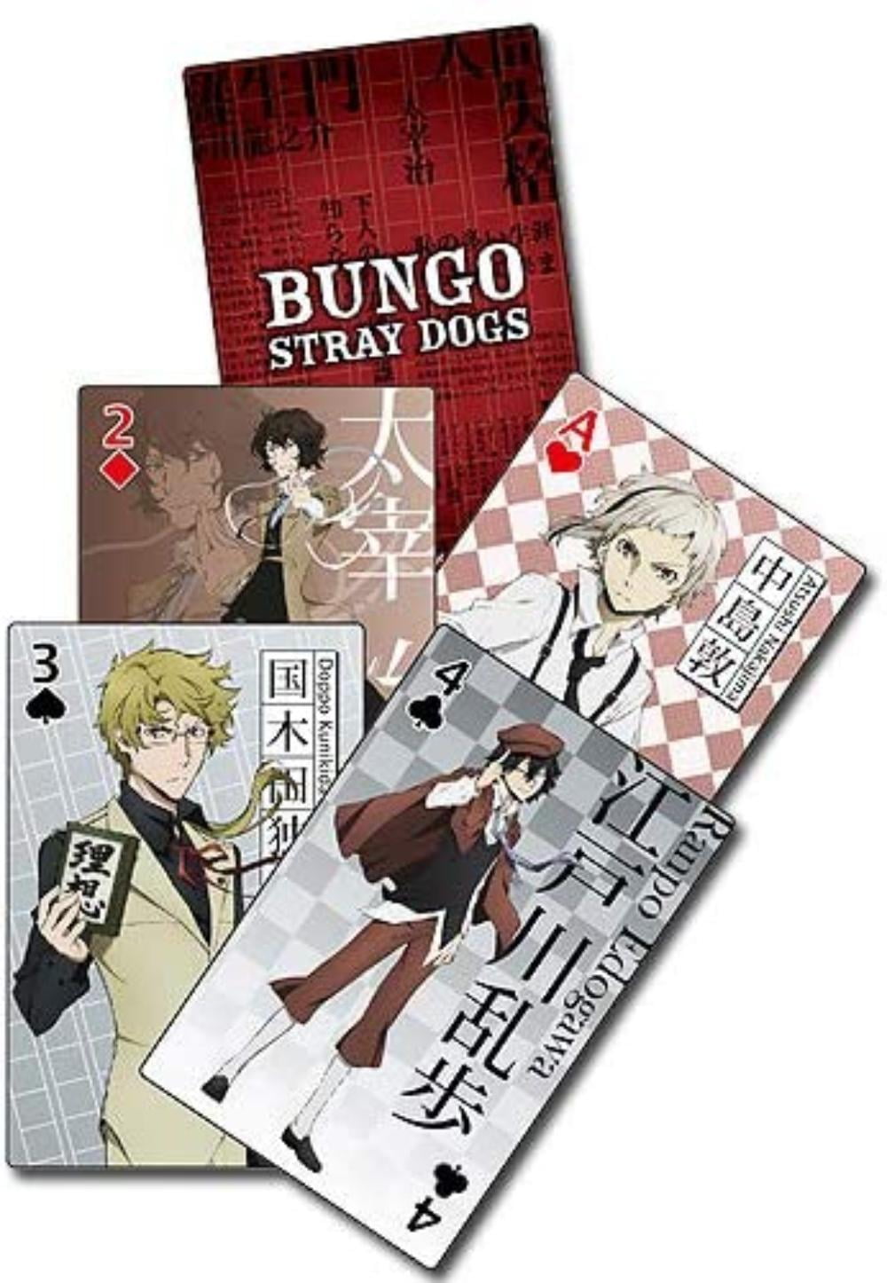 Bungo Stray Dogs Partners S1 Group Playing Cards This Playing Card Set Makes The Perfect Gift For Any Bungo Stray Dogs Partners S1 Fan By Visit The Bungo Stray Dogs Store Bungo Stray Dogs Partners S1 Group Playing Cards This Playing Card Set Makes The Perfect Gift For Any Bungo Stray Dogs Partners S1 Fan By Visit The Bungo Stray Dogs Store