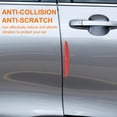 thumbnail image 4 of 6pcs Car Door Edge Guards Protectors Silicone Side Door Edge Trim Strip White, 4 of 7
