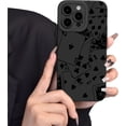 thumbnail image 2 of for iPhone 13 Pro Max Case with Screen Protector and Enhanced Camera Lens Cover - Floral Design for Women and Girls - Slim Fit Shockproof Matte Flexible TPU Protective Phone Case - Poker, 2 of 9