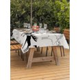 thumbnail image 3 of Outdoor Tablecloth with Umbrella Hole for Patio/Picnic/Party/Camping, Black Moose Waterproof Table Cloth Rectangle Table Cover Washable, Modern Abstract Art (54"x 80"), 3 of 9