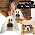 thumbnail image 1 of Ghost Halloween Pillows Stuffed Gus the Ghost with Pumpkin Pillow 11.8inch Cute Decorative Spooky for Halloween Party Home Cushion Decorations, 1 of 6