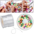 thumbnail image 4 of Elastic Beading Thread 100M Elastic Bracelet Thread 0.8mm Transparent Elastic Stretchy Thread for Bracelet Making Jewelry Bead Necklace Crafts, 4 of 5