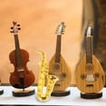 thumbnail image 4 of CIMAXIC 1 Set Mini Plastic Musical Instrument Simulation Miniature Instrument Model,1.77"X0.55"X0.39", 4 of 5