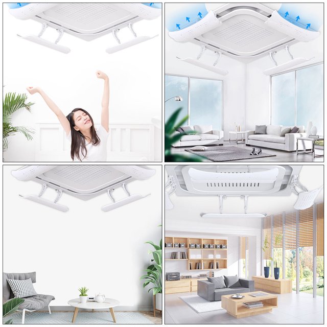 KAKOWELY Air Conditioning Wind Shield Multiángulo Para Hogar Ráfagas Fuertes Y Distribuye Aire