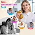 thumbnail image 5 of Glitter Dumpling Squishy, Dumpling Squishies Mystery Box, Viral Bao Bun Squeeze Toys, Colorful Sensory Fidget Toys for Stress Relief, Stretchy Desk Toys, Party Favor Gift for Teens & Adults  (White), 5 of 7