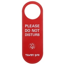 Unbranded home office sign Door Hanger Sign Red 1Set