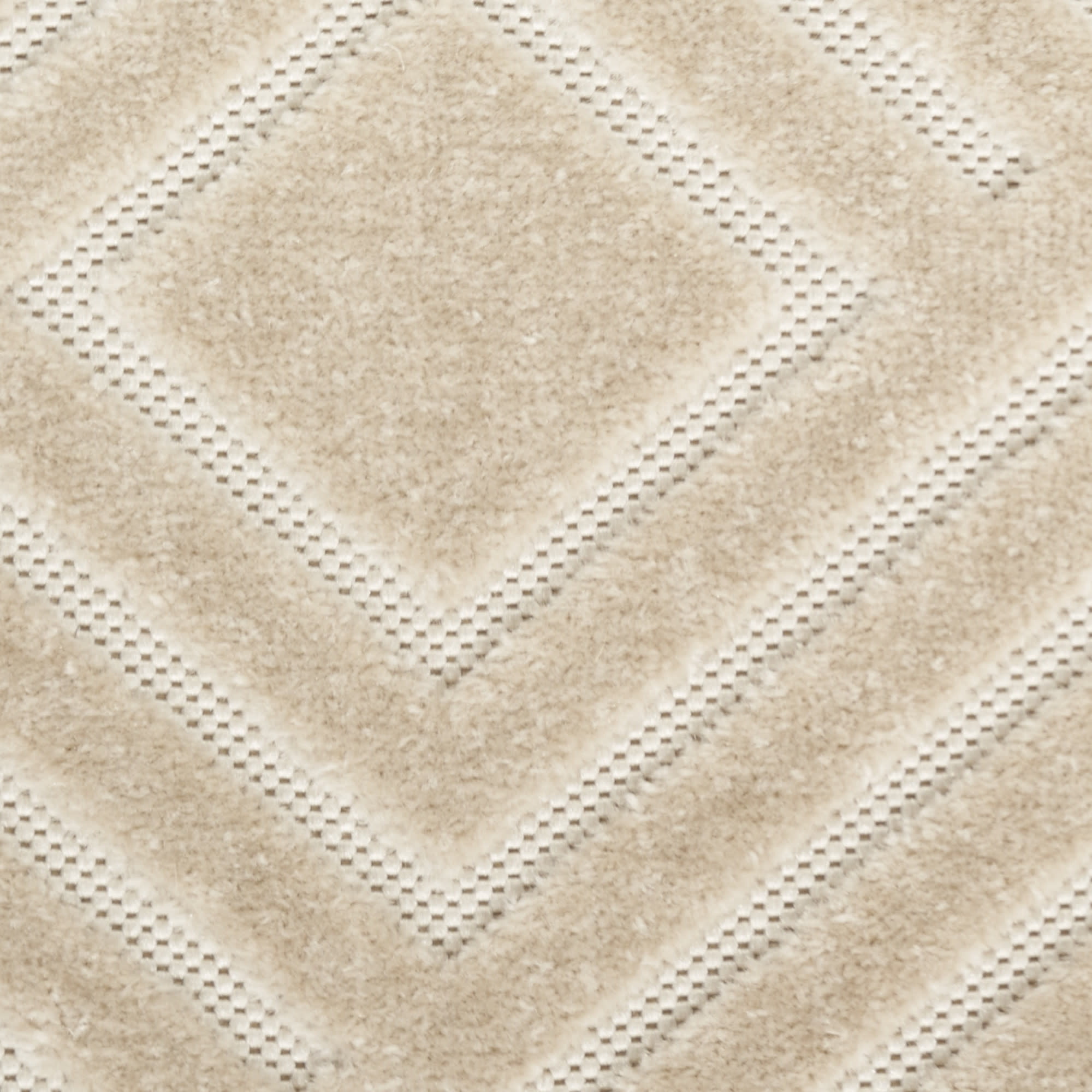 Nourison Care Free 6'7" x 9'2" Beige Modern Indoor Rug