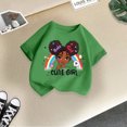 thumbnail image 4 of WEAIXIMIUNG 5 Filles Enfants Filles Mignon Mode Imprimé Col Rond Décontracté Ample Confortable Manches Courtes T-Shirt d'Été, 4 of 4