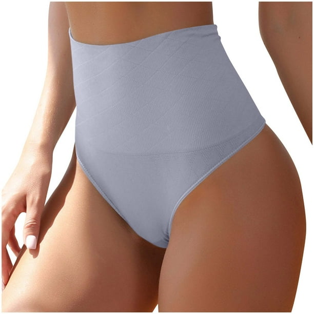  High Waisted Seamless Thongs for Women,No Show