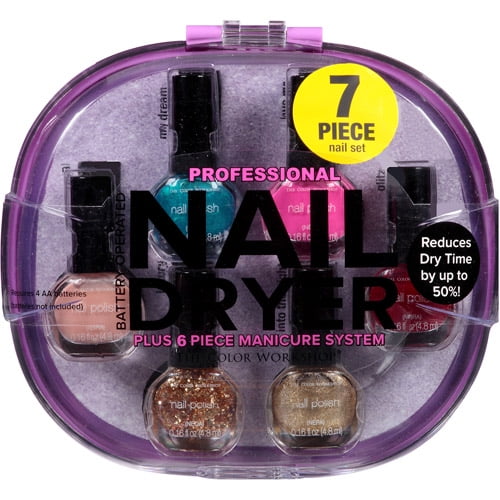 The Color Professional Nail Dryer Plus Manicure System, Purple