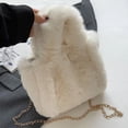 thumbnail image 5 of Warm Plush Handbag Autumn Winter Fluffy Tote Bag Luxury Chain Crossbody Bags Designer Shoulder Bag For Women, 5 of 7