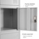 thumbnail image 2 of Locker Casillero De 4 Puertas Guardex  LCL04 Metálico Guardex, 2 of 6