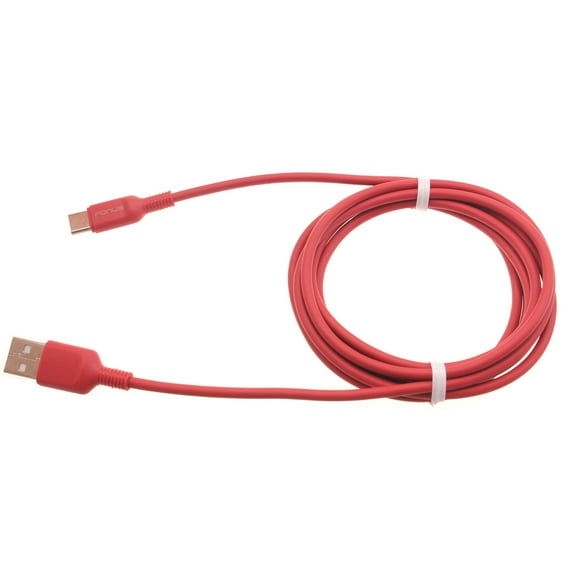 Red 6ft USB-C Cable for Samsung Galaxy S22/Ultra/Plus Phones - Charger Cord Power Wire Type-C Fast Charge Sync Compatible With Samsung Galaxy S22/Ultra/Plus